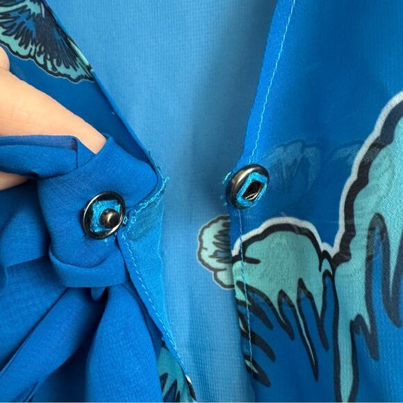 Rebel Athletic Blue Hawaiian Custom Team Cover-up YS - Picture 3 of 10